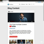 A YouTube video embedded within a WordPress website.